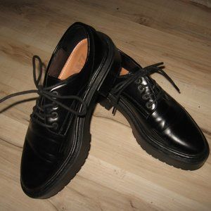 Zara Womens Oxfords - EU 38 Black